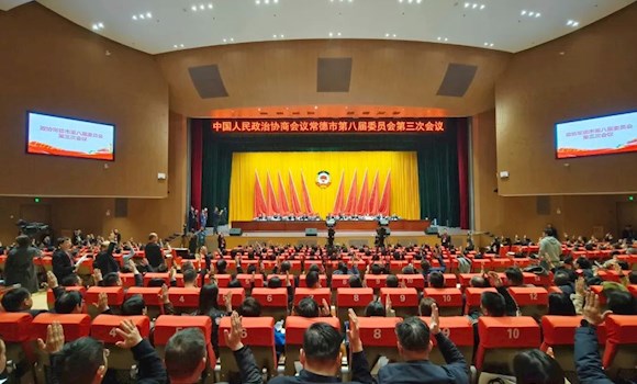 市政协八届三次会议举行第二次全体会议