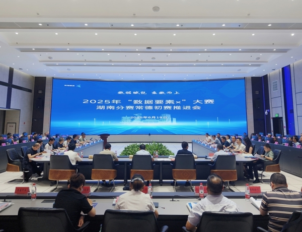 2025年“数据要素×”大赛常德初赛推进会召开