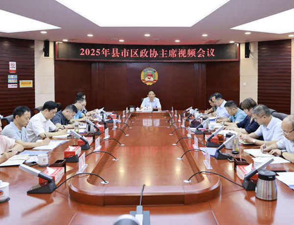 市政协召开2025年县市区政协主席视频会议