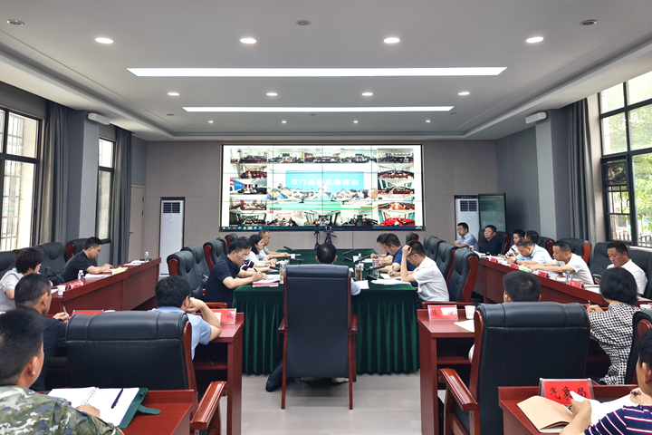黄清宇调度部署石门县防汛救灾工作